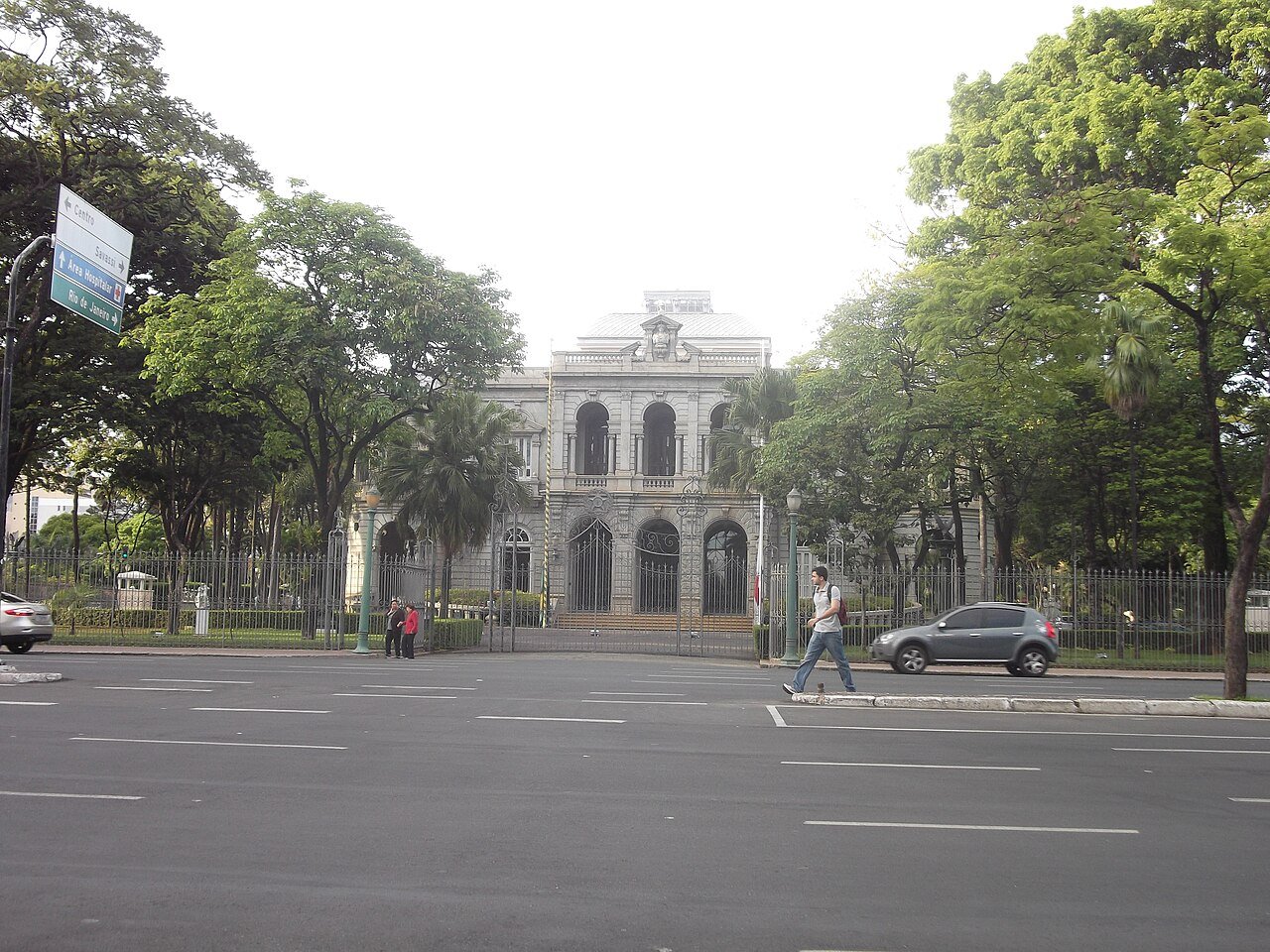 Fachada do Palácio da Liberdade, em Belo Horizonte, sede histórica do governo de Minas Gerais