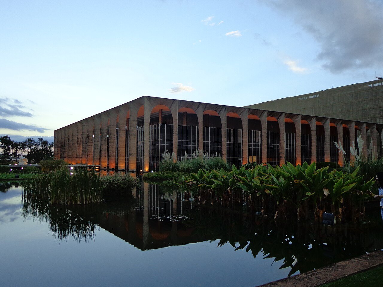 Palácio do Itamaraty, sede do Ministério das Relações Exteriores, em Brasília
