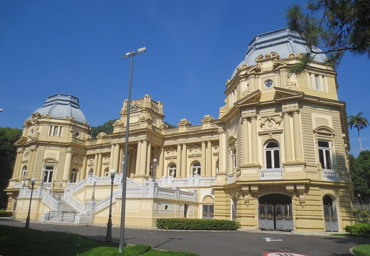 Fachada do Palácio Guanabara, sede do governo do estado do Rio de Janeiro