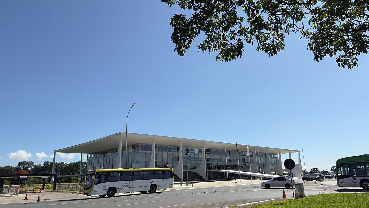 Fachada do Palácio do Planalto, sede da Presidência da República, em Brasília