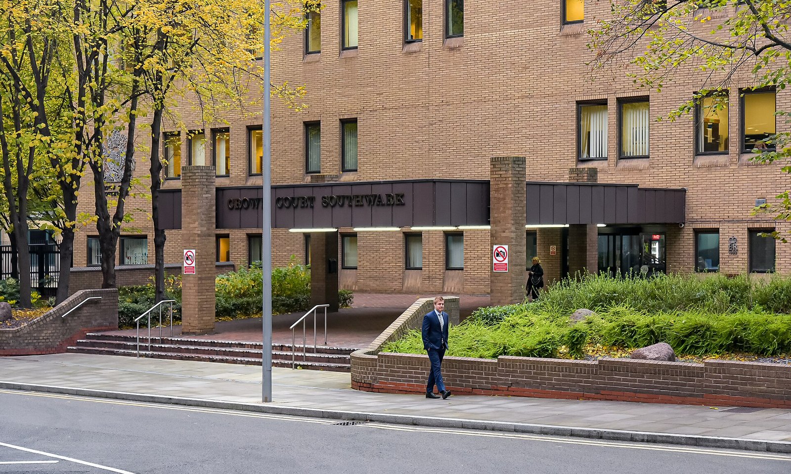 Fachada do Tribunal da Coroa de Southwark, em Londres