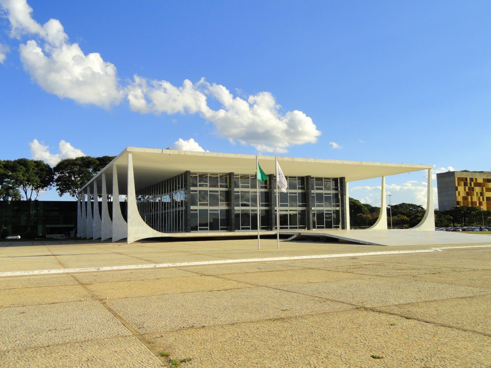 Fachada do Palácio do Supremo Tribunal Federal, na Praça dos Três Poderes, em Brasília