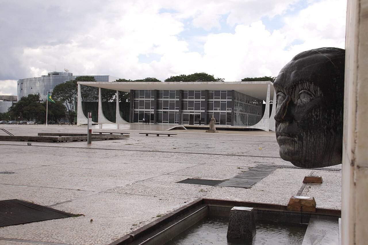 Edifício-sede do Supremo Tribunal Federal na Praça dos Três Poderes, em Brasília