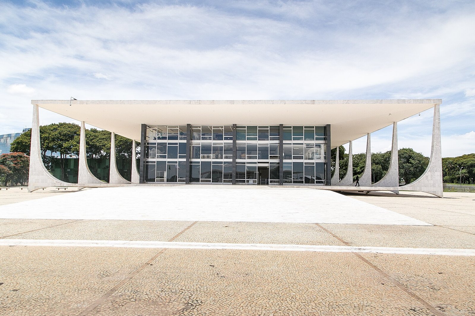 Fachada do edifício-sede do Supremo Tribunal Federal, em Brasília