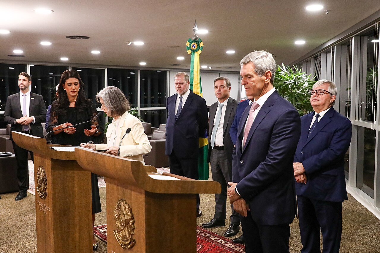 Cerimônia de posse de Marco Aurélio Bellizze como ministro substituto do TSE, em abril de 2026 (foto de arquivo)
