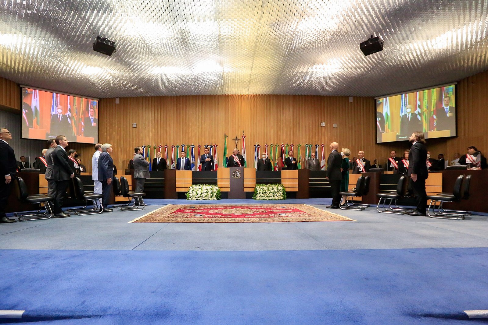 Plenário do Tribunal Superior do Trabalho durante sessão solene, em 2022