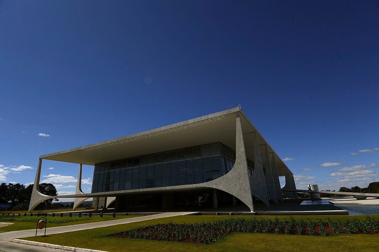 Palácio do Planalto, sede da Presidência da República, em Brasília
