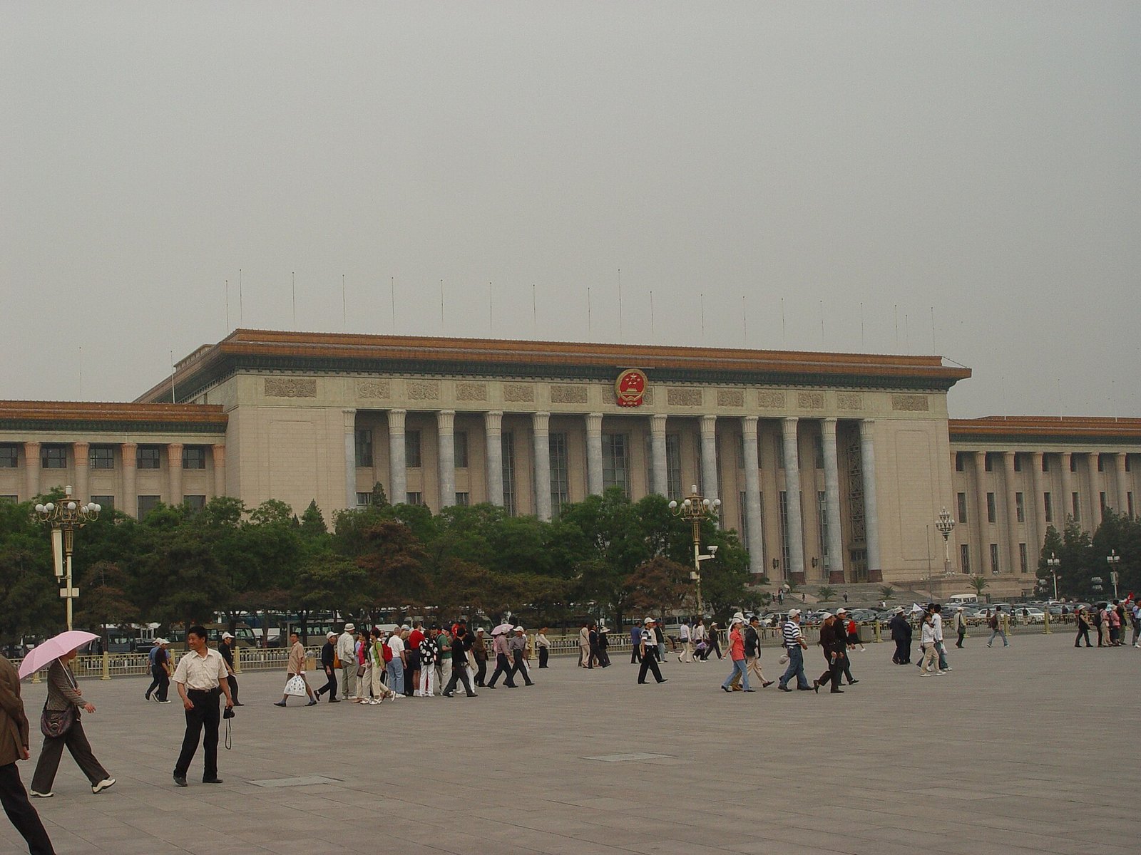 Fachada do Grande Palácio do Povo, em Pequim, sede das principais recepções oficiais da China